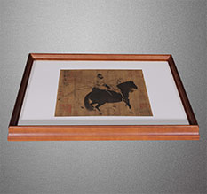 阳曲书画装裱配框服务案例